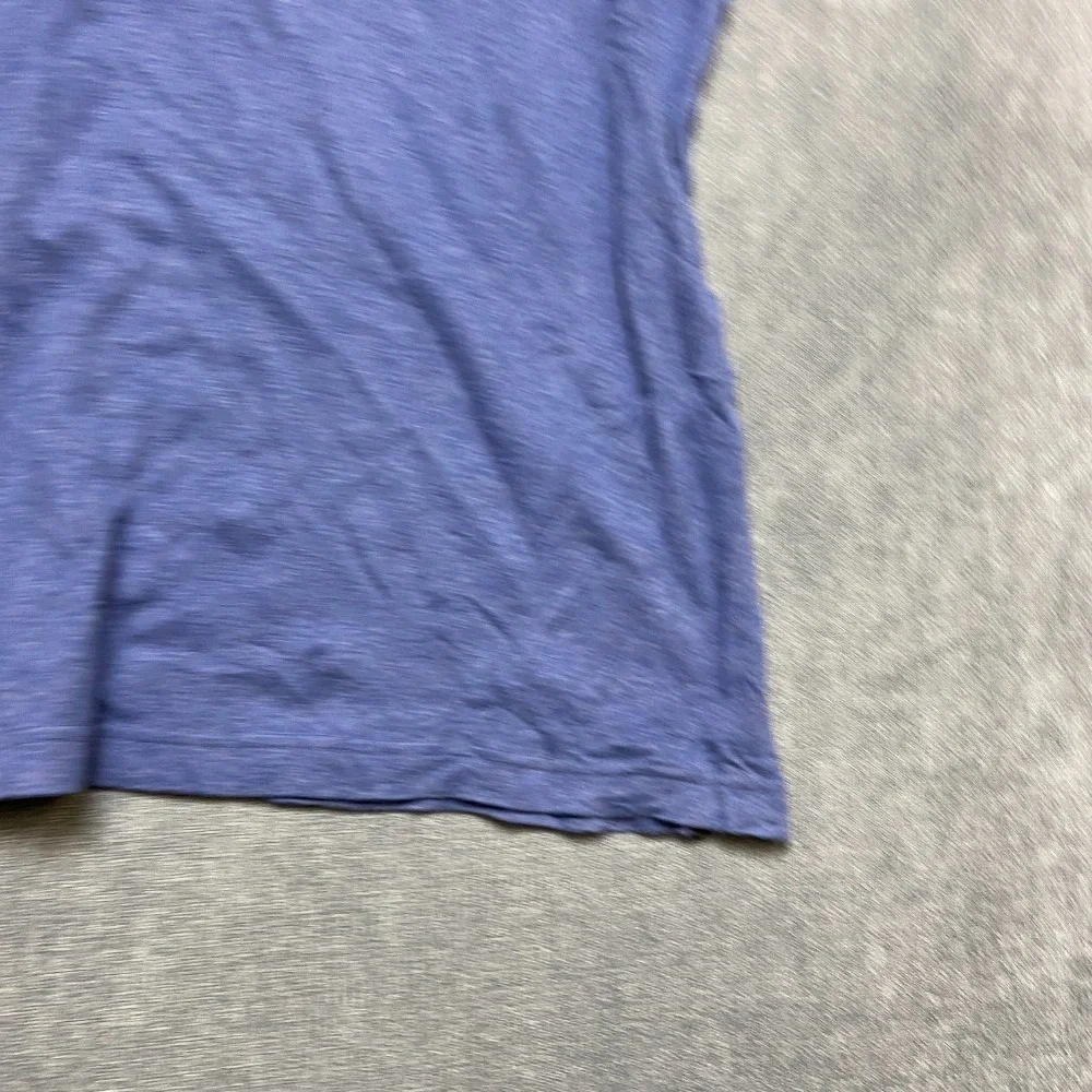 Banana Republic Luxury Touch Polo Shirt Mens XL Blue Standard Fit Golf Tennis